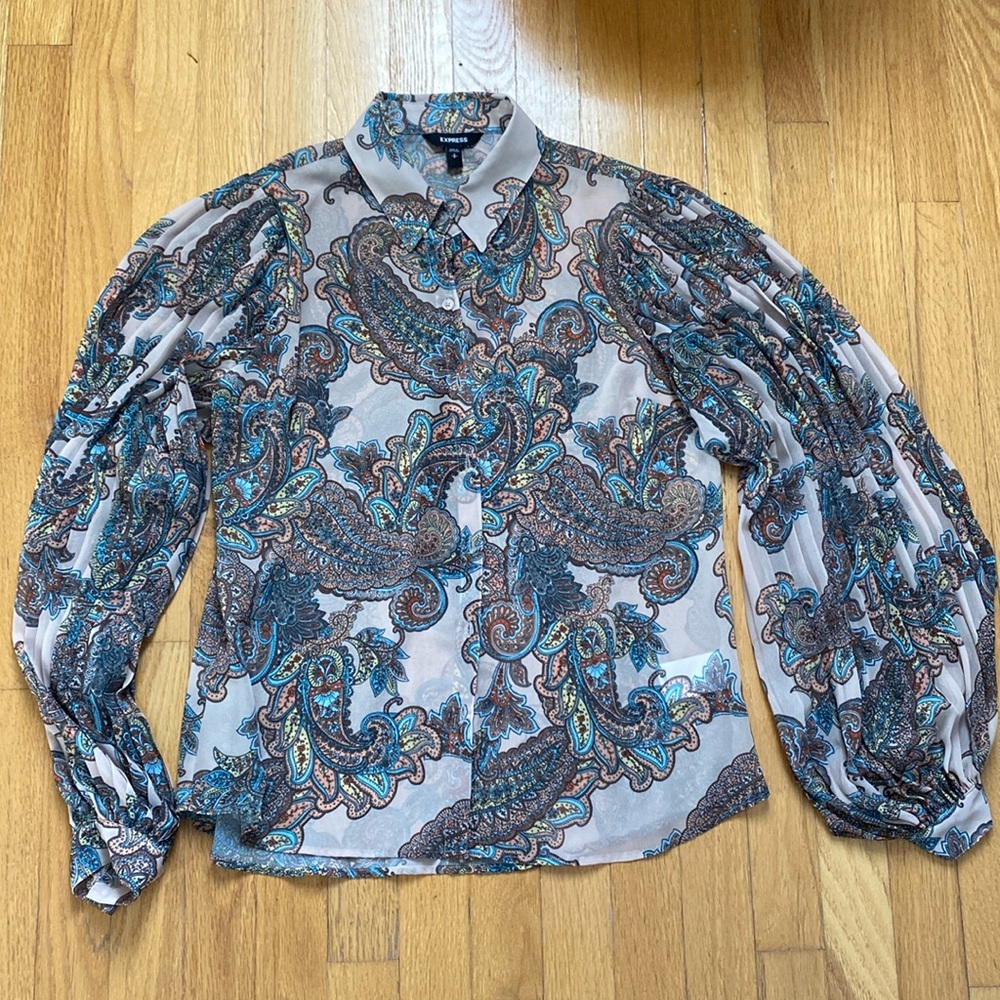 Like New Paisley Blouse – Worn Once
